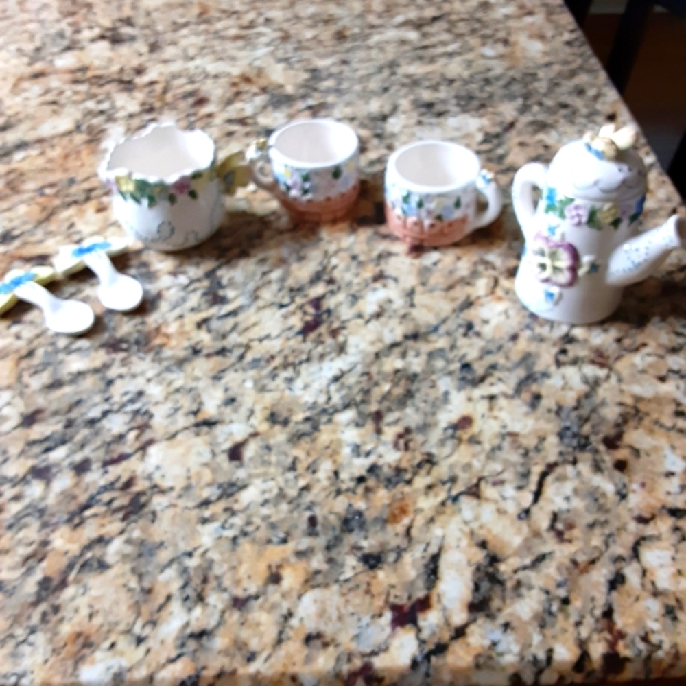 Tiny tea set